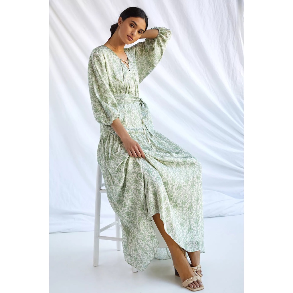 Anthropologie Sachin & Babi Paisley Maxi Dress